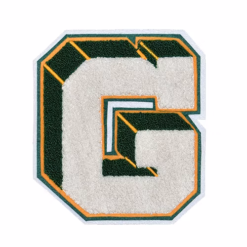 Custom Chenille Double Layer Towel Embroidery Chenille Custom Letter Felt Patches