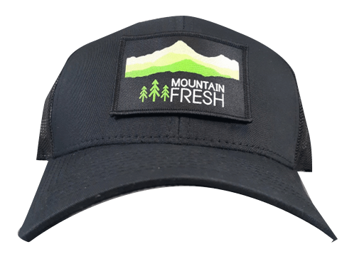 mountain fresh embroidred patch placement Woven Patches Orient Made