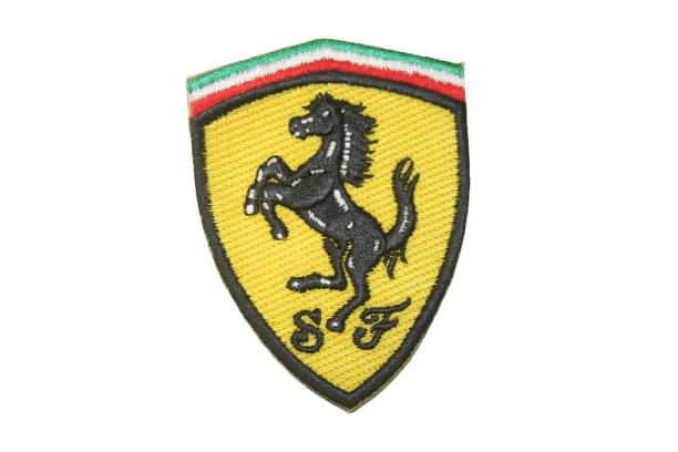 ferrari f1 racing official logo medium size iron on patch crest badge new massa alonso 13 removebg preview.png