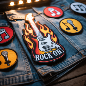 Custom patches designed for bands and music lovers.