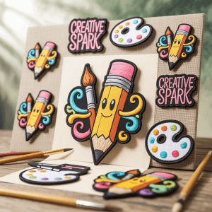 Custom patches designed for arts.