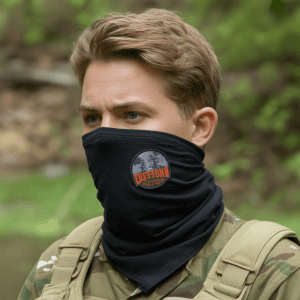 Custom Patch applied on a gaiter.