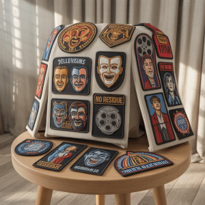 Custom patches designed for film, TV, and theatre costumes.