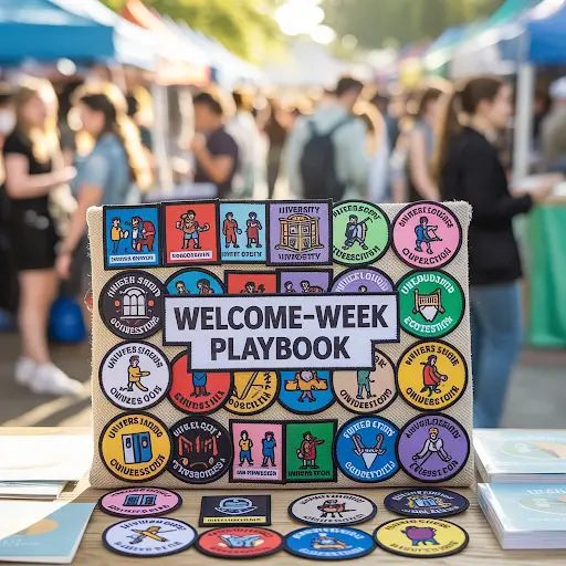 Custom patches for university societies