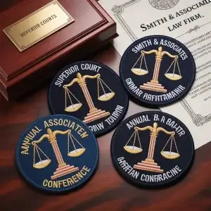 Custom patches designed for legal institutions Custom patches designed for legal institutions