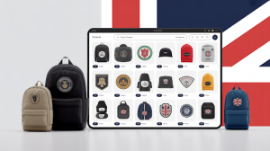 A tablet showing an online e-commerce store to buy patches