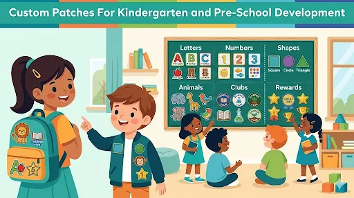 Usage of custom patches for kindergarten and pre-school development of kids.