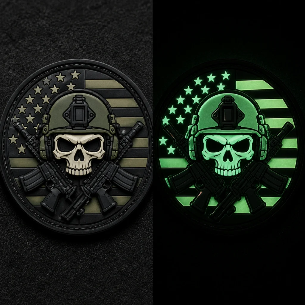 Glow in the Dark PVC Patches