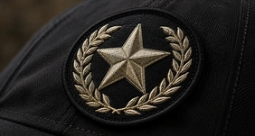 Metallic Thread Embroidered Patches
